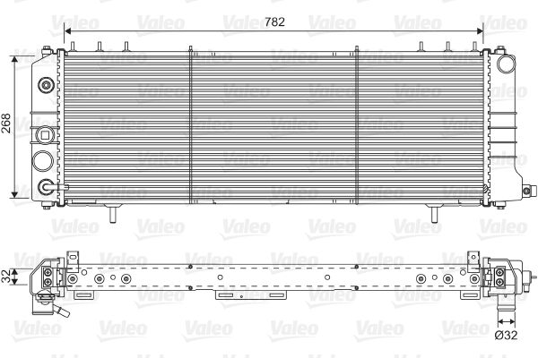 VALEO Radiateur 701574