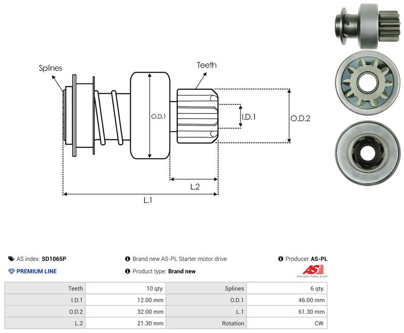Vabajooks, starter, AS-PL SD1065P