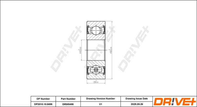 Set rulment roata DP2010.10.0495 Dr!ve+
