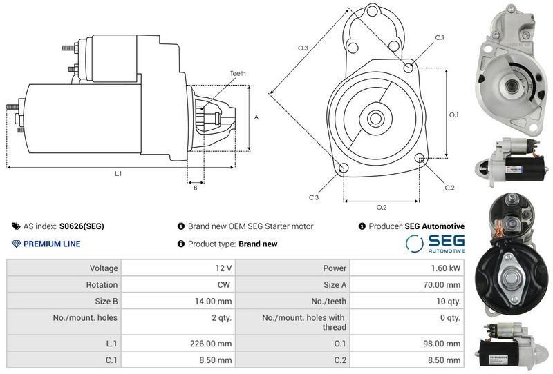 AS-PL S0626(SEG) Starter