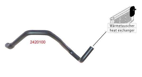 METZGER AUTOTEILE 2420100 Radiator Hose