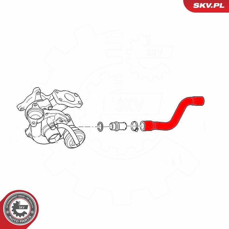 ESEN SKV 43SKV409 Charge Air Hose