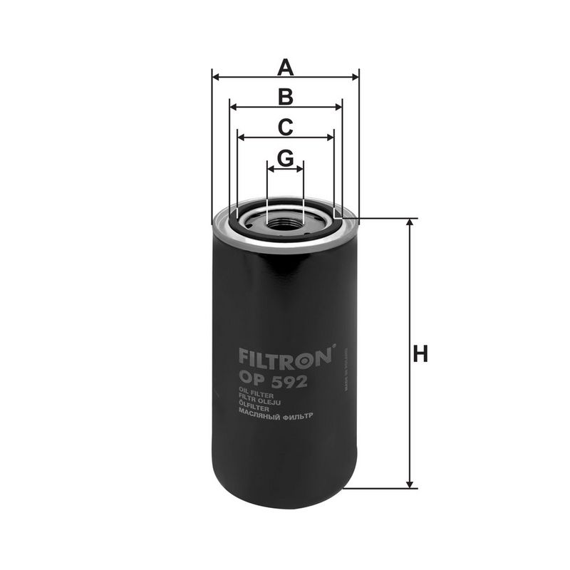 Õlifilter, FILTRON OP 592