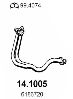 ASSO 14.1005 - Exhaust Pipe