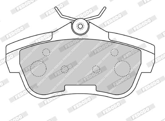 FERODO FVR1772 Brake Pad Set, disc brake