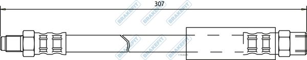 APEC Brake Hose BHO4047
