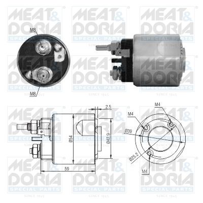 Магнітний перемикач, стартер, Meat & Doria 46310