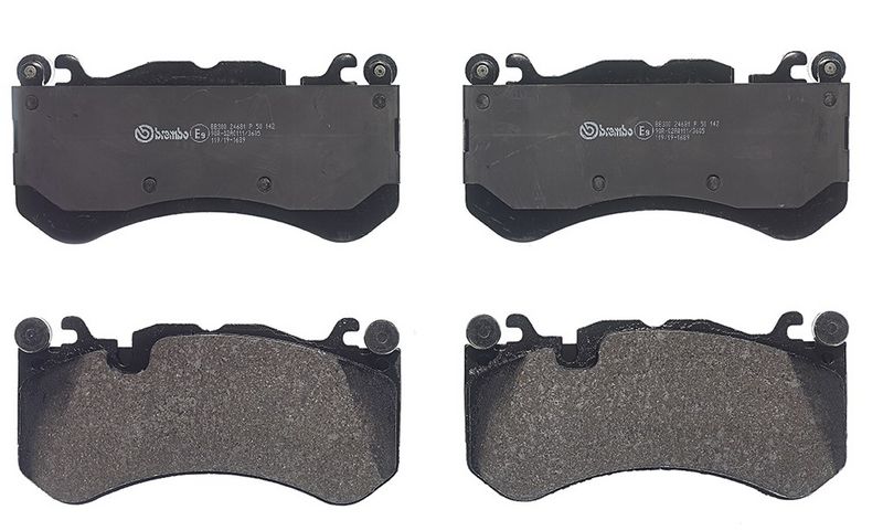Piduriklotsi komplekt, ketaspidur, BREMBO P 50 142
