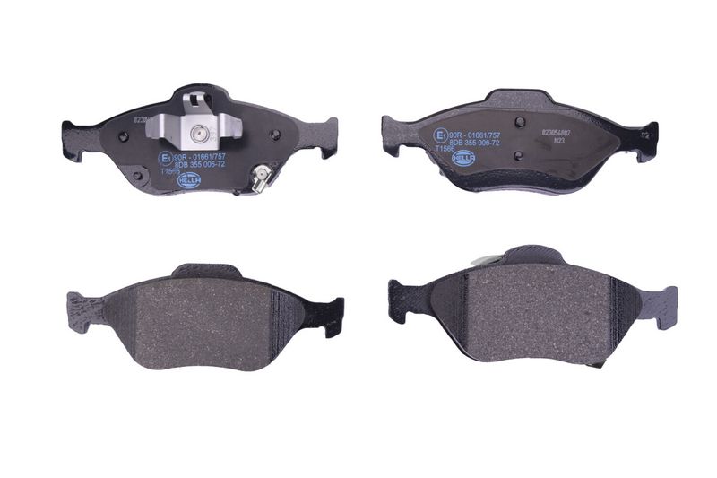 Set placute frana,frana disc 8DB 355 006-721 HELLA