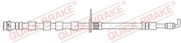 Гальмівний шланг, Quick Brake 58.878