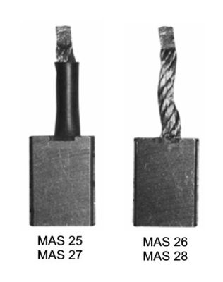 GM szénkefe, önindító SMASX-25-26