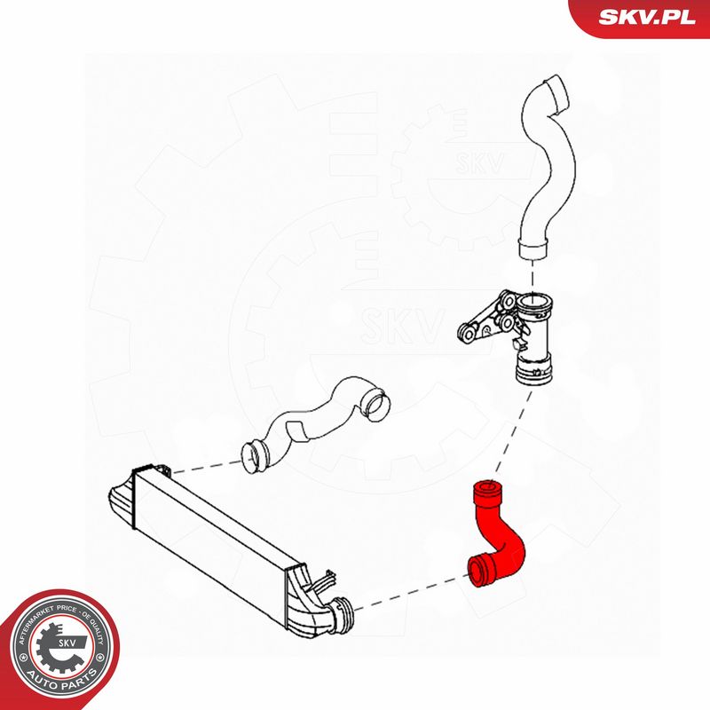 ESEN SKV 43SKV230 Charge Air Hose