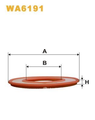 Повітряний фільтр, Wix Filters WA6191