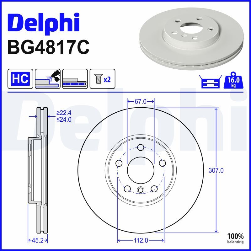 Piduriketas, DELPHI BG4817C