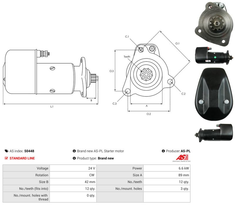 AS-PL S0448 Starter