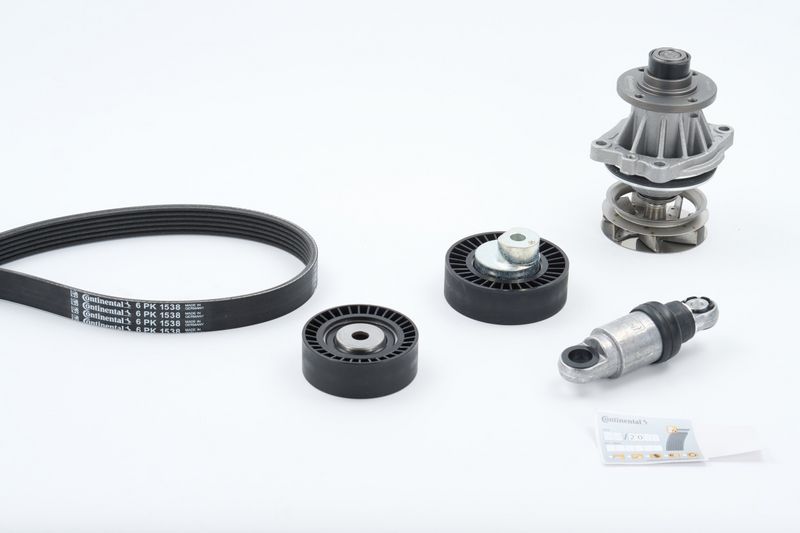 Αντλία νερού + σετ ιμάντων poly-  