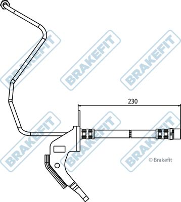 APEC Brake Hose BHO4292