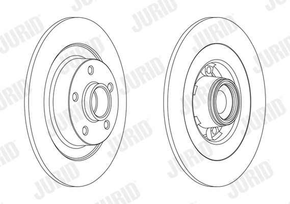 JURID 562608J Brake Disc