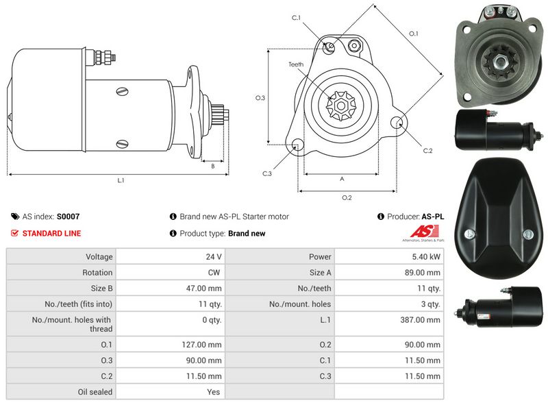 AS-PL S0007 Starter