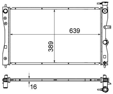 MAHLE Radiateur CR 858 000S