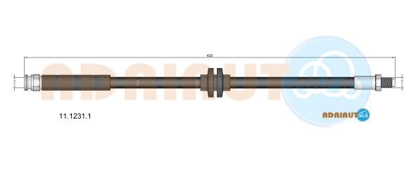 Гальмівний шланг, Adriauto 11.1231.1