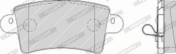 FERODO Plaquettes de frein à disque FVR1453