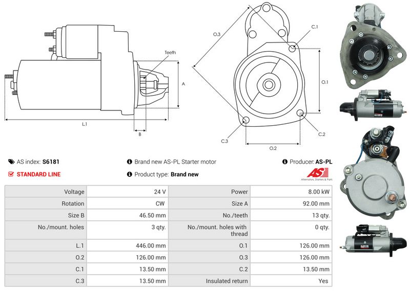 AS-PL S6181 Starter