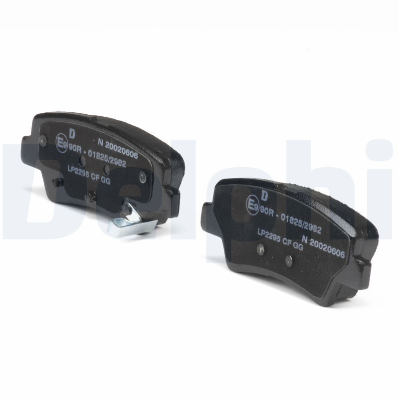 Piduriklotsi komplekt, ketaspidur, DELPHI LP2295