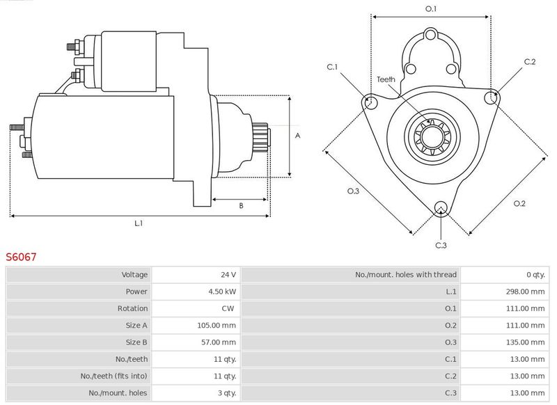 AS-PL S6067 Starter