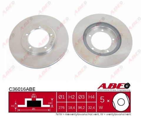 ABE C36016ABE Brake Disc
