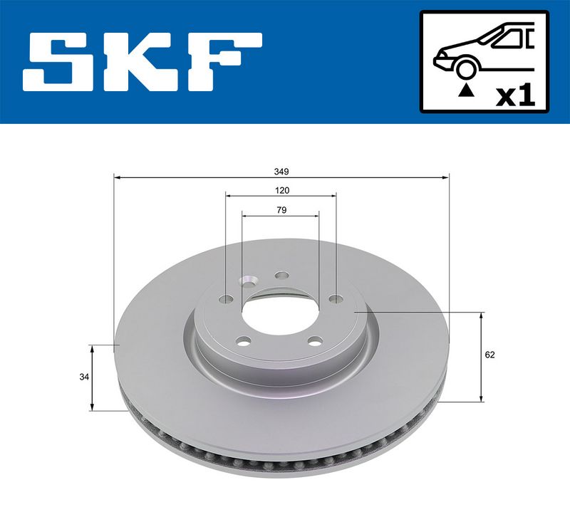 спирачен диск SKF