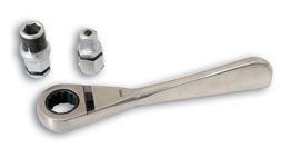 Laser Tools Go Thru Ratchet with Bit & Socket Adaptor 1/4"D