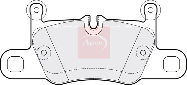 APEC Brake Pad Set, disc brake PAD2143