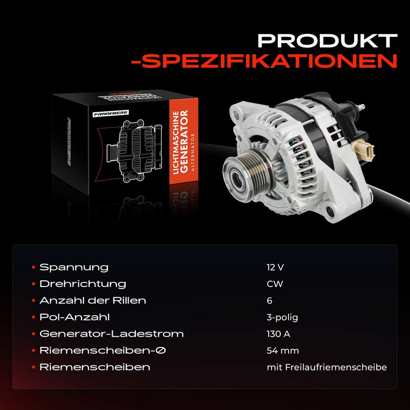 Frankberg 5481FB0032251 Alternator