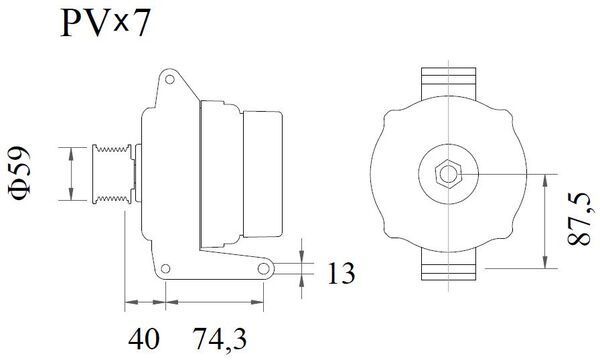 Product Image - Dynamo / alternator - MG1063 - MAHLE