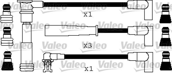 VALEO Bougiekabelset 346227