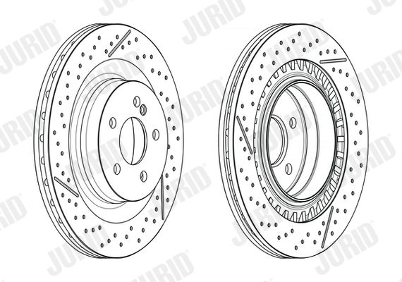 Гальмівний диск, Jurid 563235JC