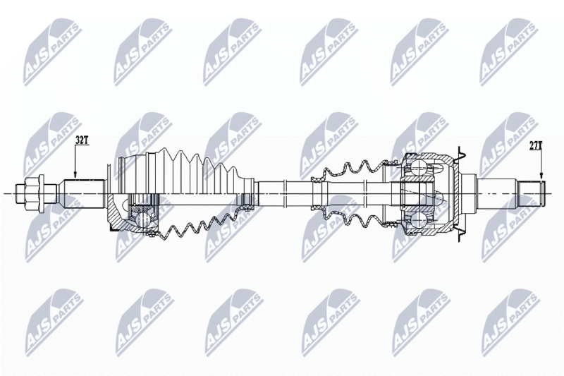 NTY hajtótengely NPW-CH-084