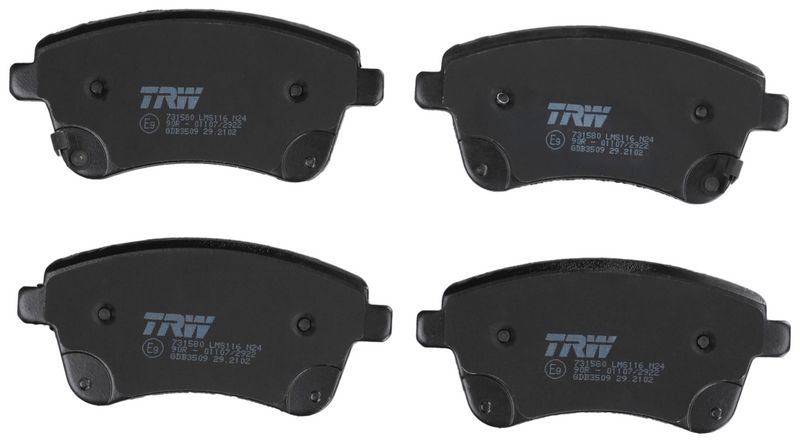 TRW GDB3509 Brake Pad Set, disc brake