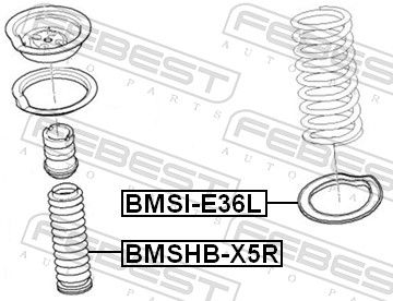 FEBEST BMSI-E36L Spring Seat