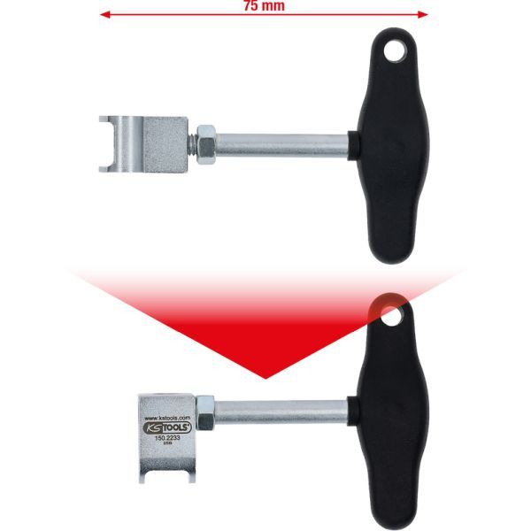 Eemaldustööriist, voolikuklamber, KS TOOLS 150.2233