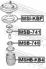 FEBEST MSI-KBF Spring Seat