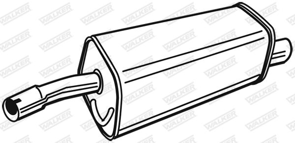 WALKER 71396 Rear Muffler