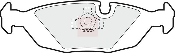 APEC Brake Pad Set, disc brake PAD676