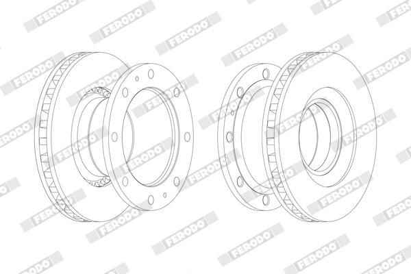 Brzdový kotouč FCR111A