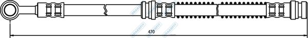 APEC Brake Hose BHO4100