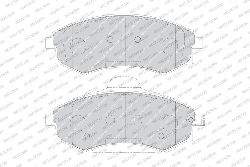 FERODO Plaquettes de frein à disque FDB1737