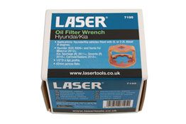 Laser Tools Oil Filter Wrench 1/2"D 42mm - for Hyundai, Kia