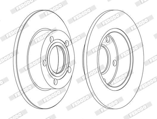 FERODO DDF952C Brake Disc