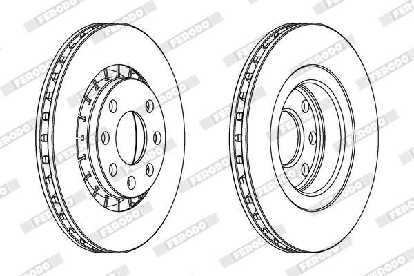FERODO DDF206 Brake Disc